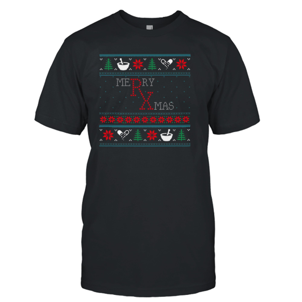 Funny Pharmacist Pharmacy Christmas Xmas shirt