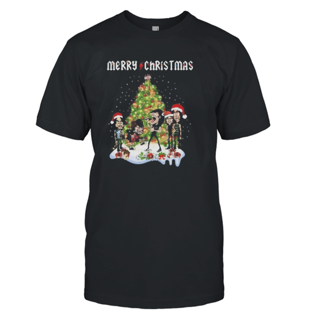 Merry Christmas ACDC Rock Band 2023 Shirt