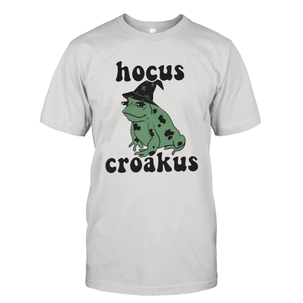Frog Hocus Croakus Halloween shirt