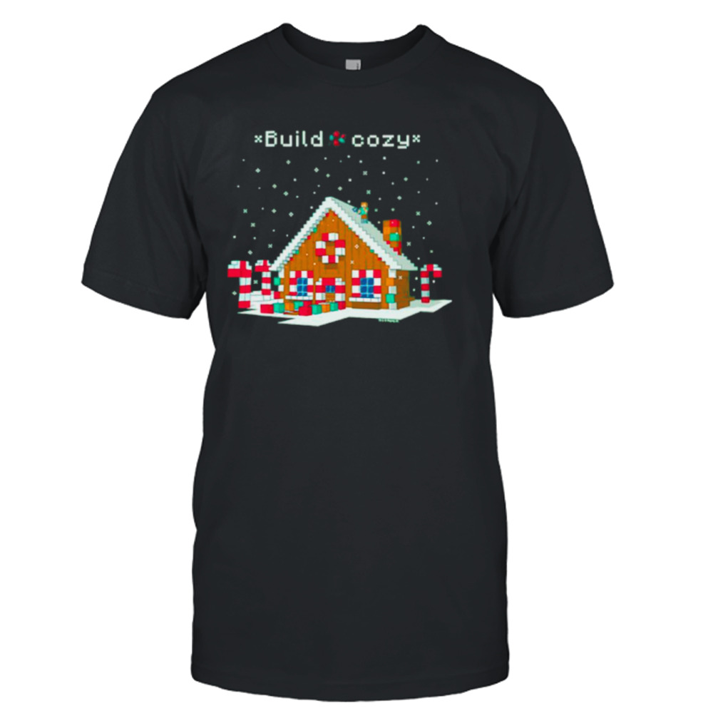 Minecraft Build Cozy merry Christmas shirt