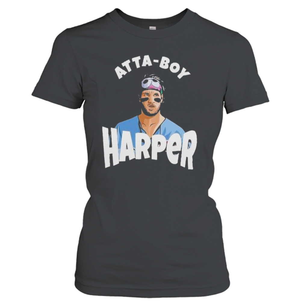 SALE!! Bryce Harper Atta-Boy Harper Philadelphia Baseball Phillies T-Shirt  S-5XL