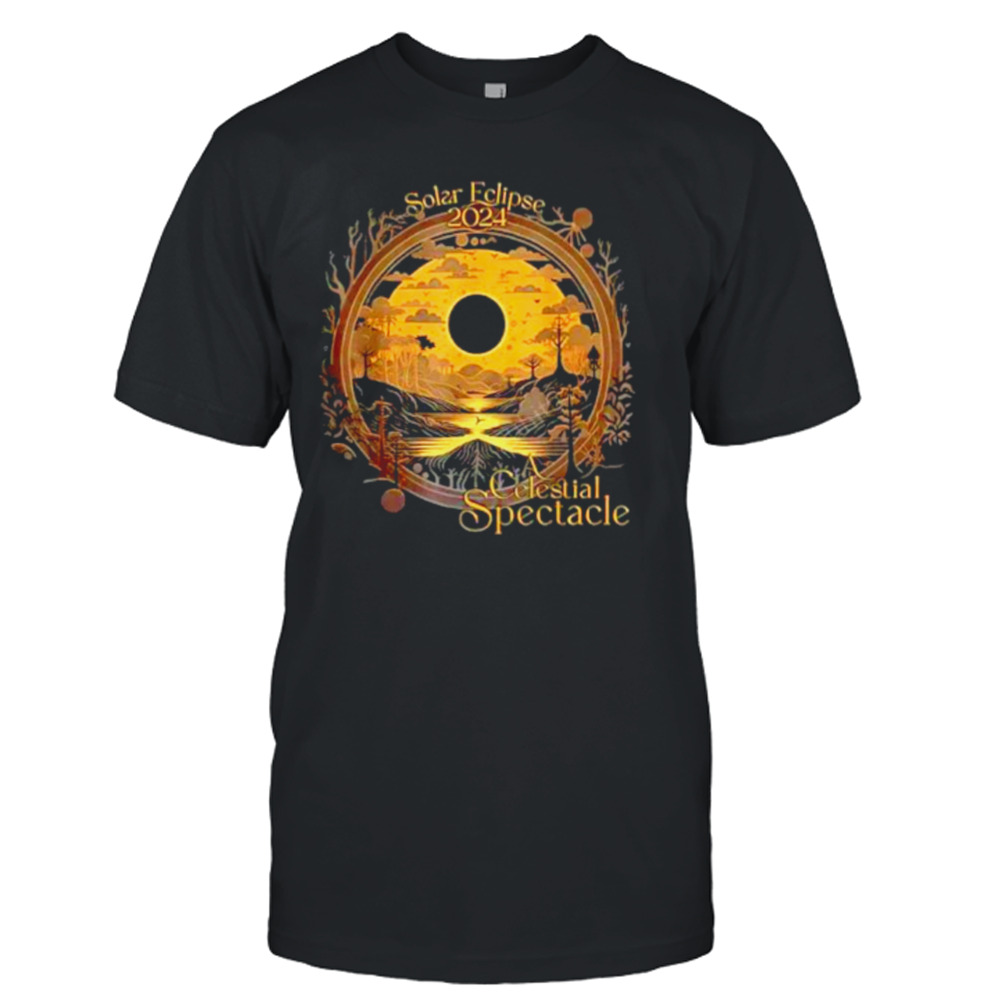 Solar eclipse 2024 celestial spectacle shirt