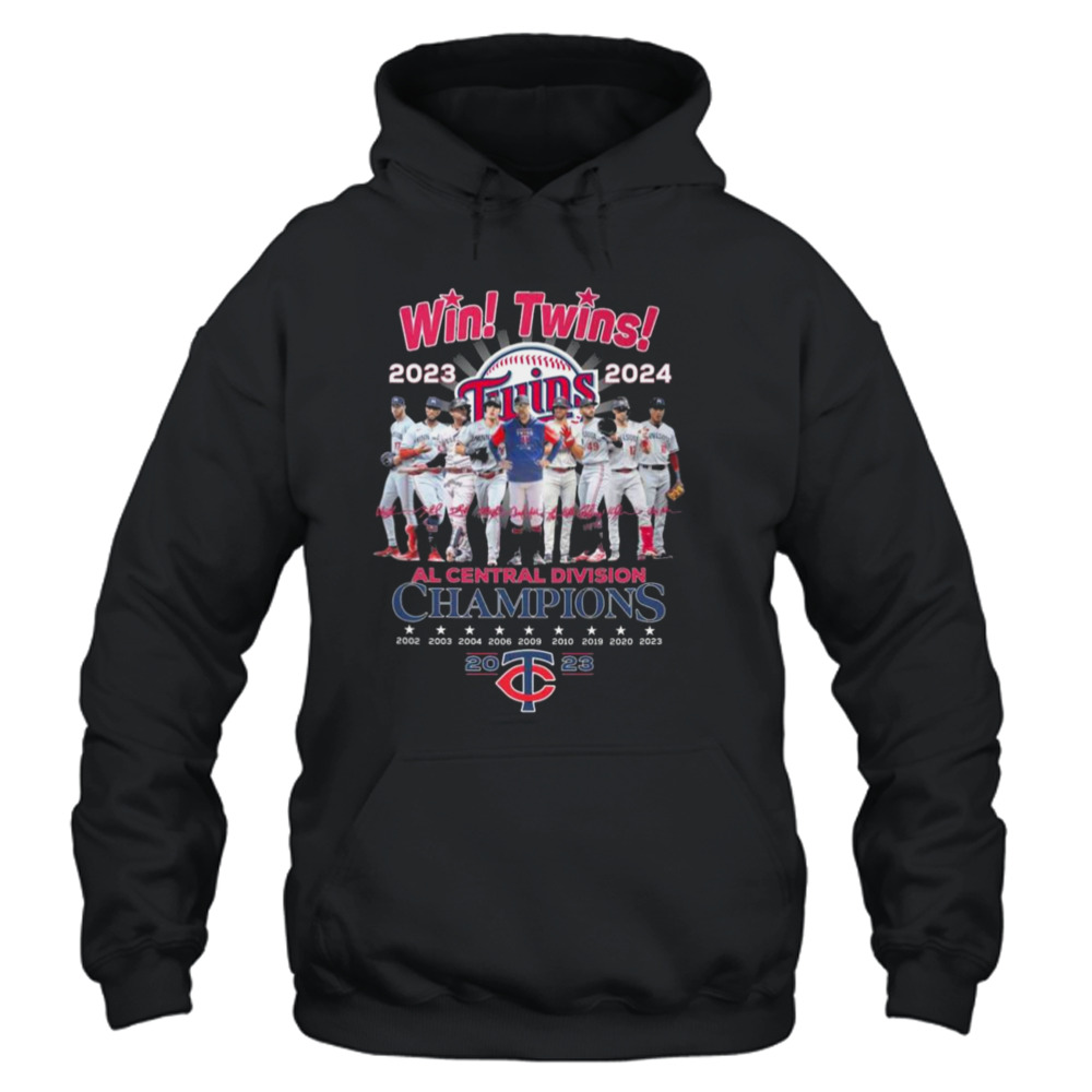 Eletees Win Twins 2023-2024 Al Central Division Champions 2023 Minnesota Twins Shirt