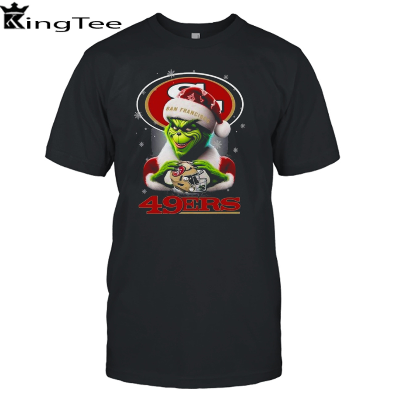 Grinch Perfect Gift For Fans Christmas San Francisco 49ers T-shirt