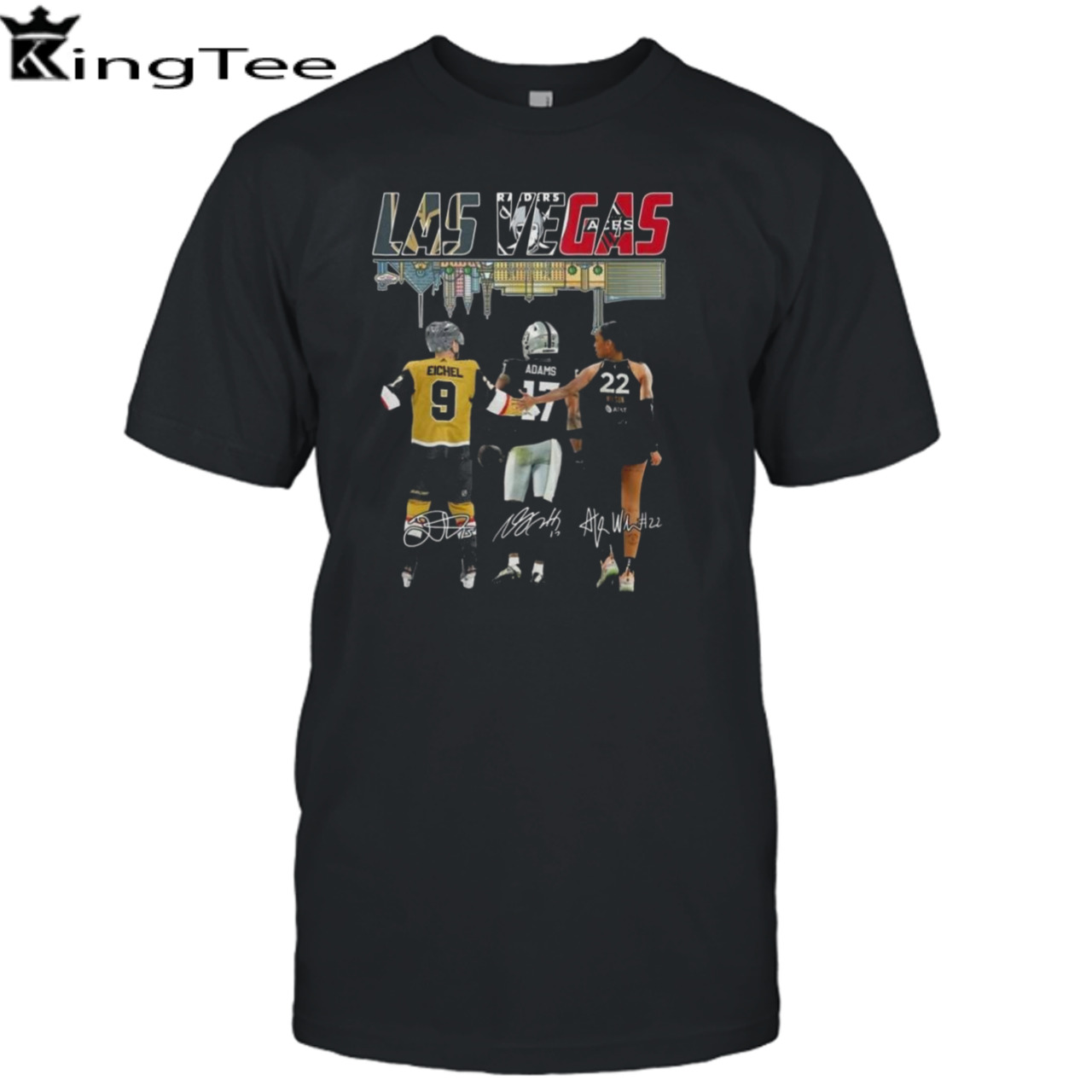 City Las Vegas Fan Win Or Lose Signatures T-shirt