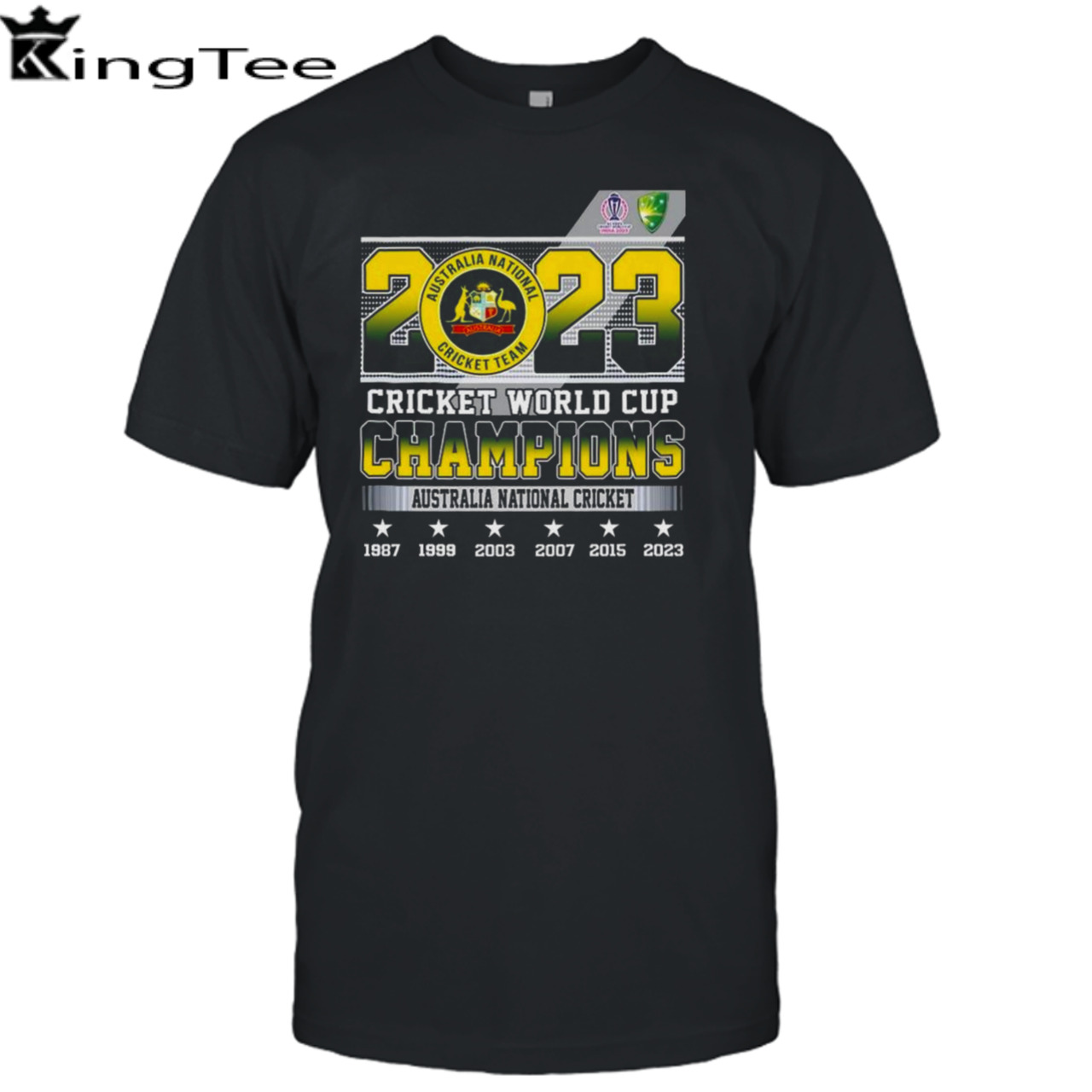 2023 Cricket World Cup Champions Australia National Cricket T-shirt