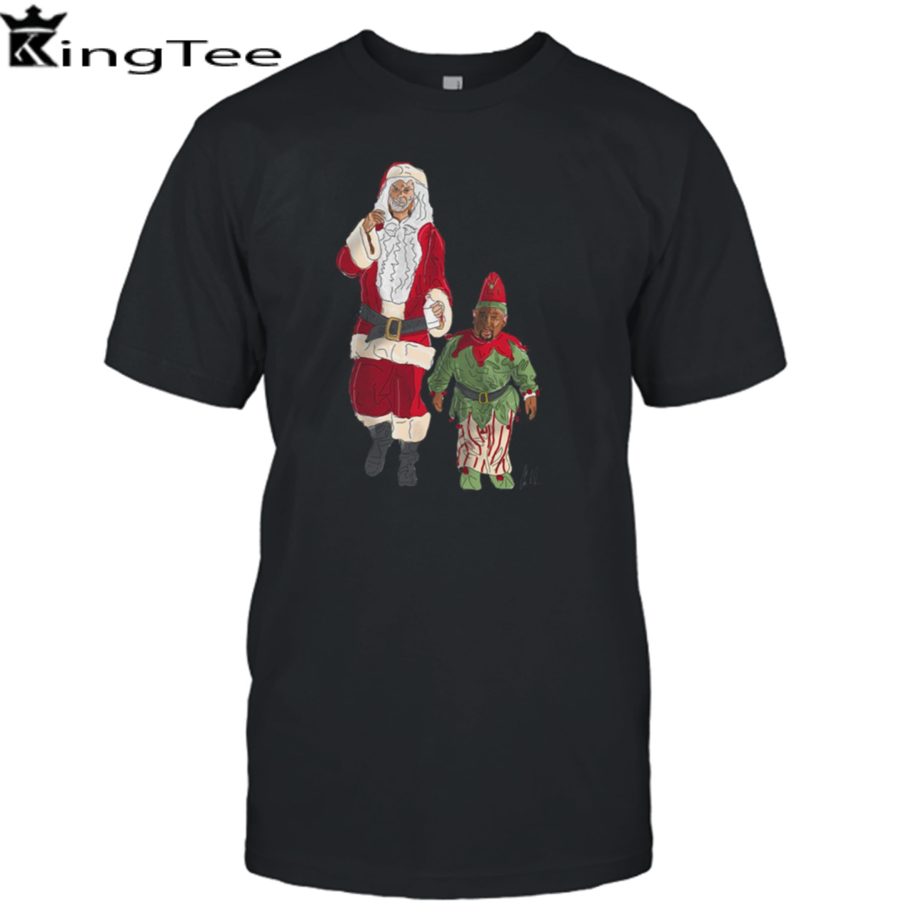 Bad Santa Back In The Saddle Again Christmas shirt