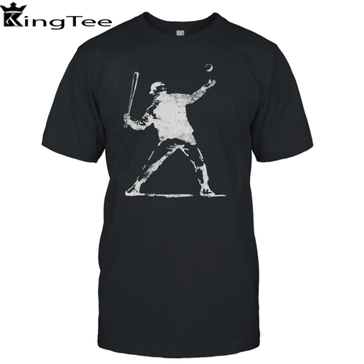 Bansky baseball thrower shirt