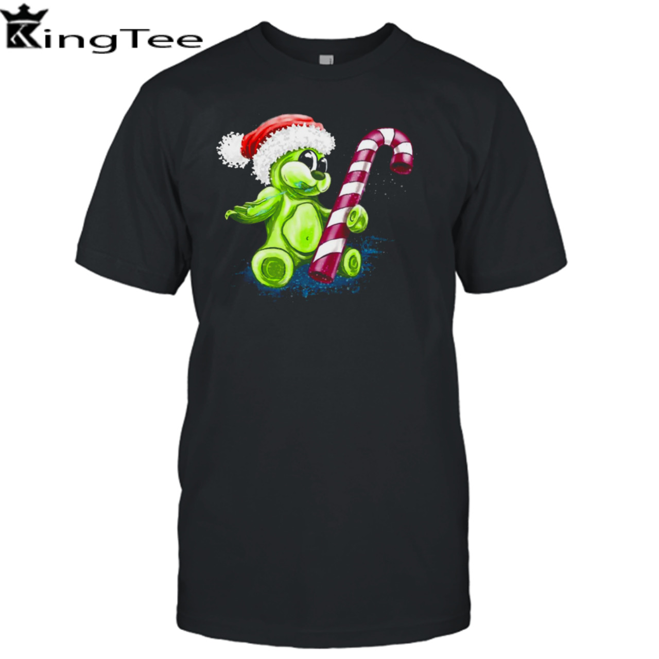 Bear Gummy And Candy Cane Christmas shirt