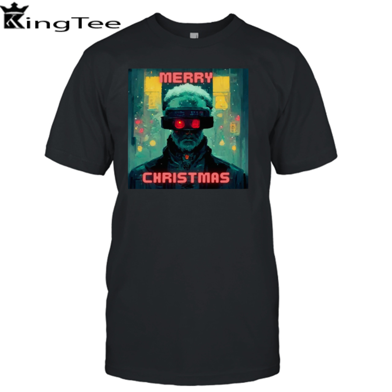 Cyberpunk Santa Claus Merry Christmas shirt