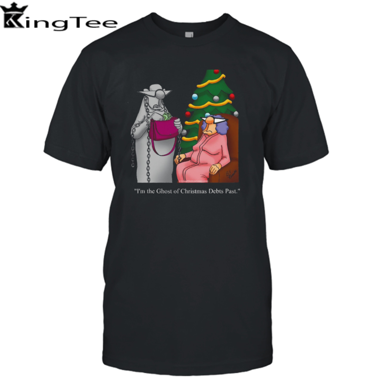 Funny Ghost Of Christmas Debts Past Cartoon shirt