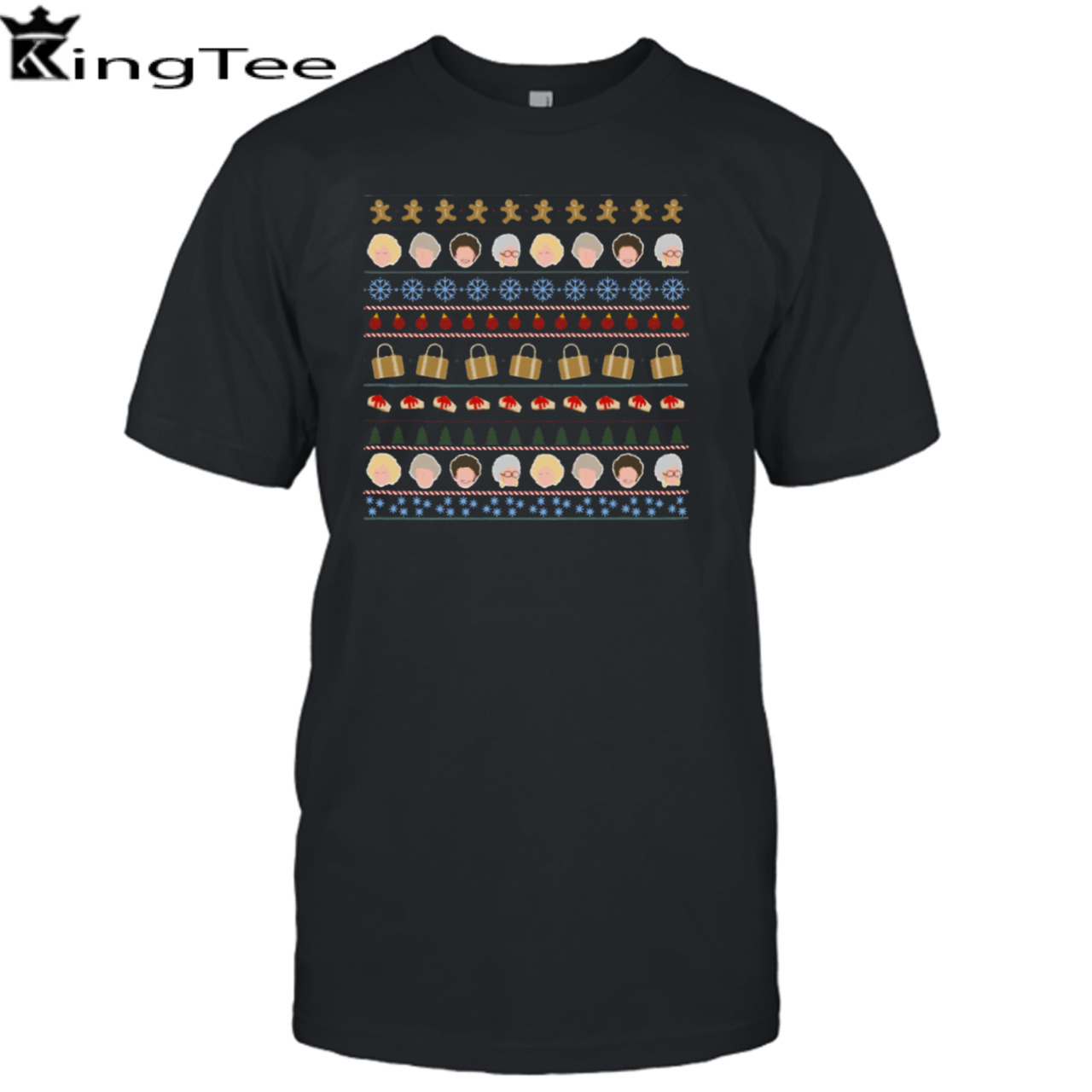 Golden Xmas Girls Icons Christmas shirt