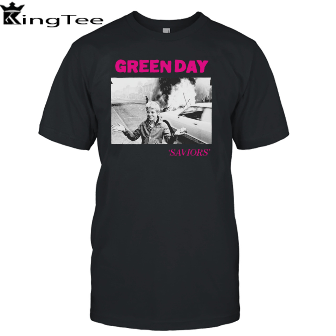 Green Day Saviors Album Cover T-shirt