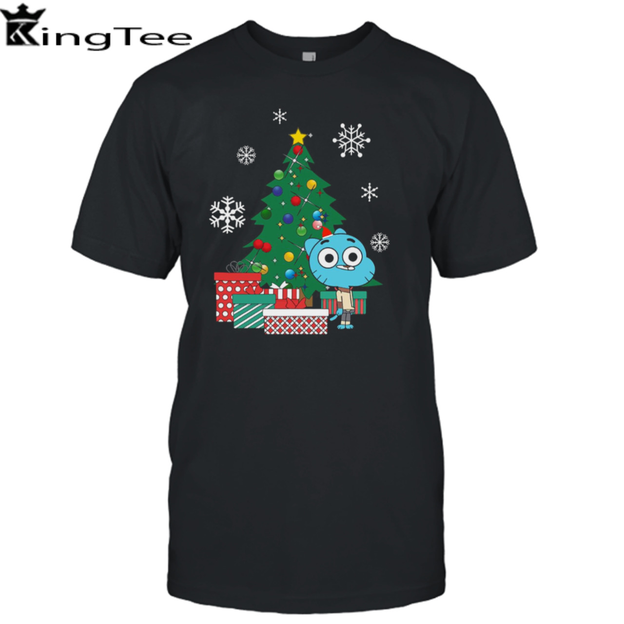 Gumball Watterson Around The Christmas Tree The Amazing World shirt