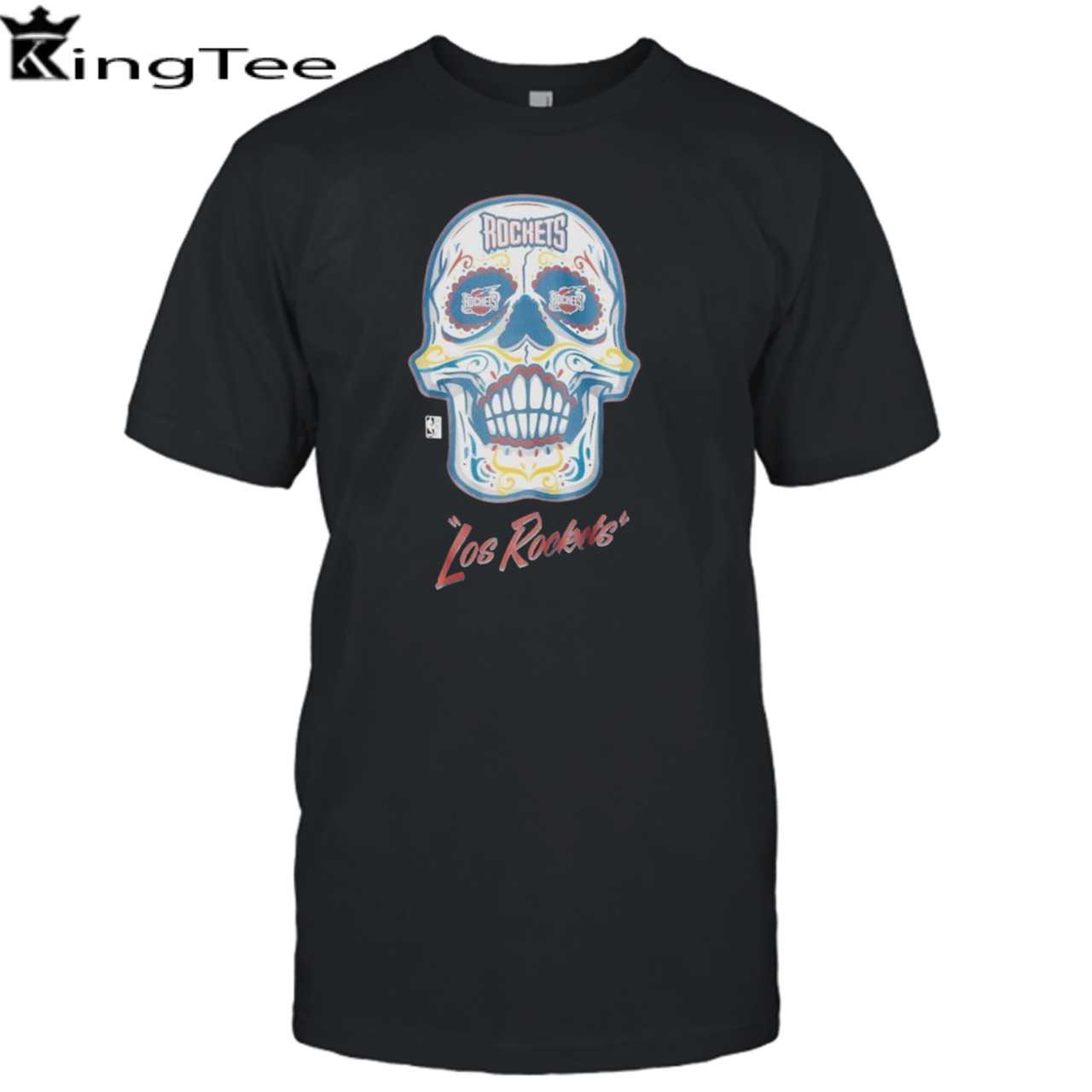 Houston Rockets Mitchell & Ness Hardwood Classics Sugar Skull Hometown T-shirt