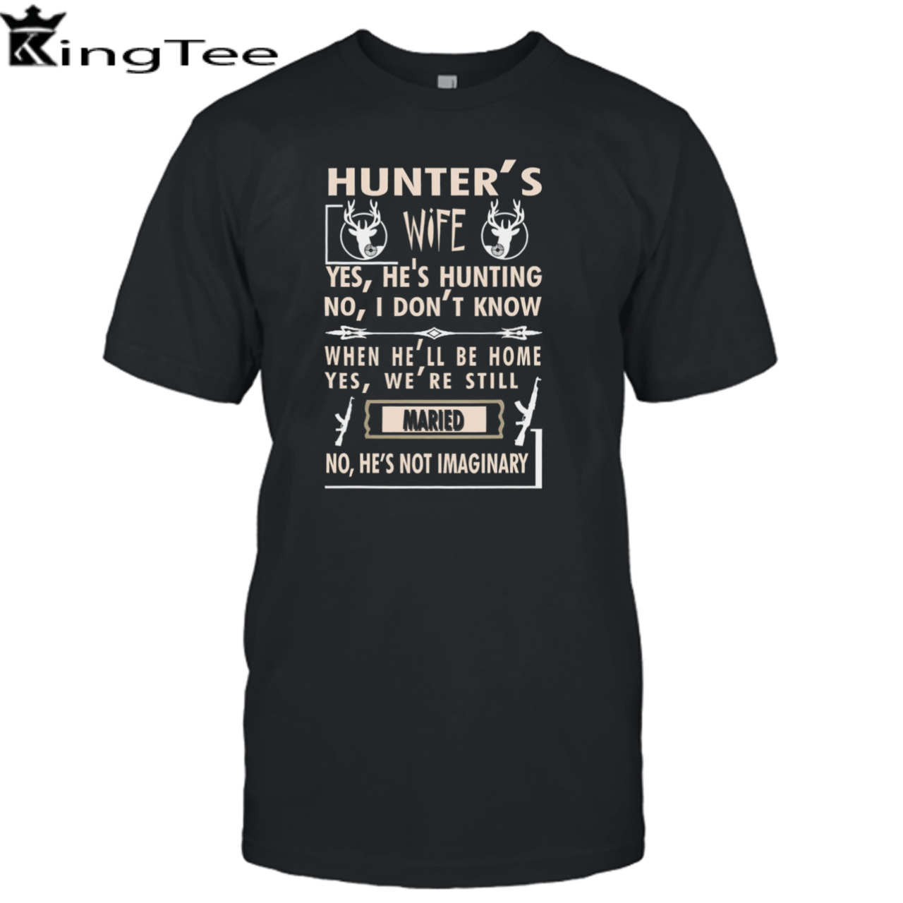 Hunters Wife Hunting Season Quote shirt