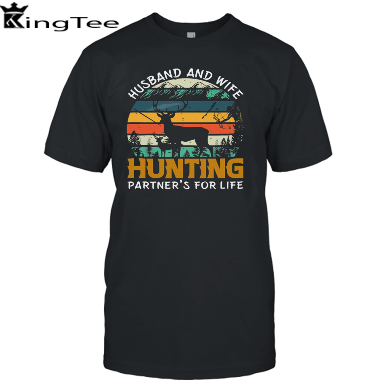 Husband Wife Hunting Partners For Life shirt