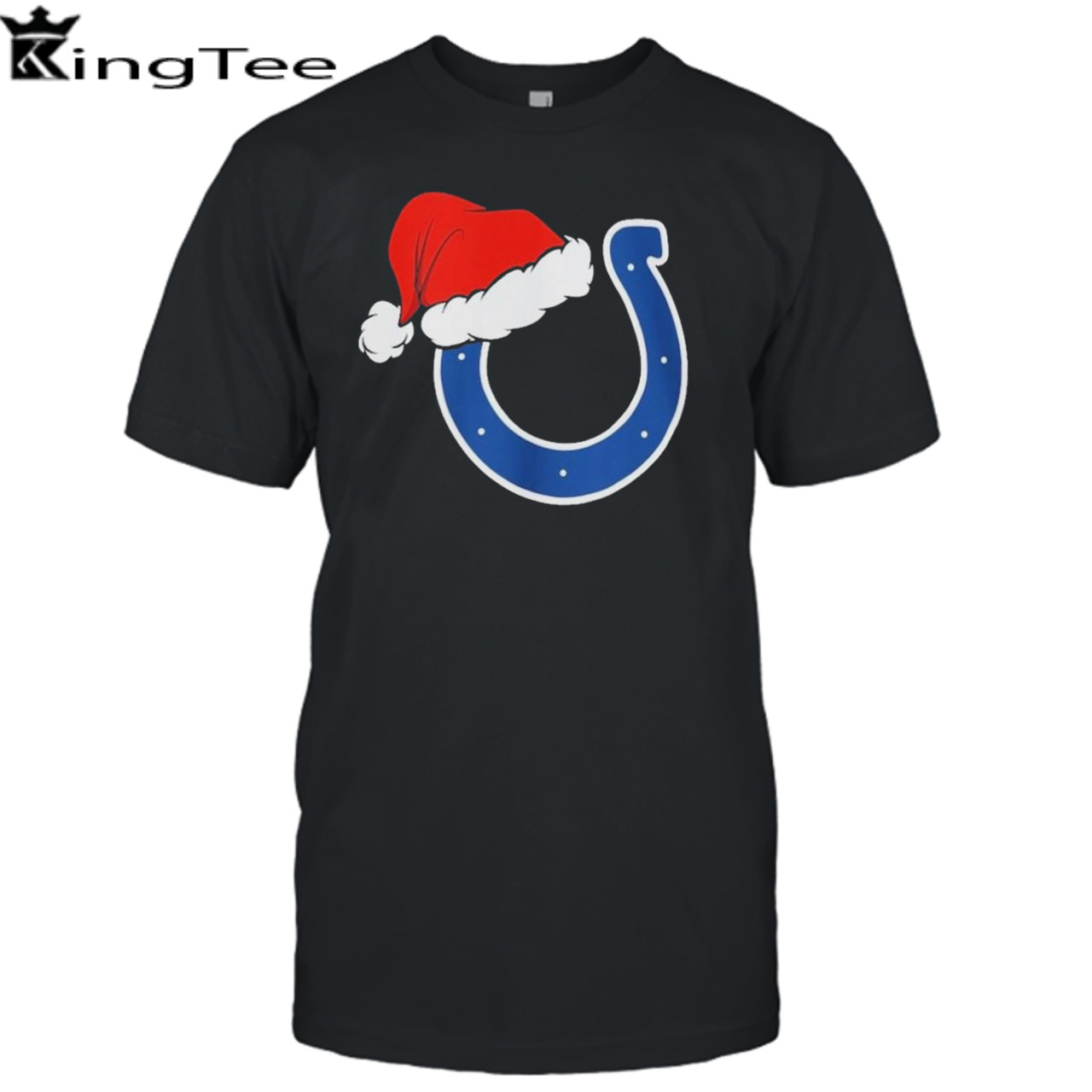 Indianapolis Colts logo Santa Hat Christmas 2023 Shirt