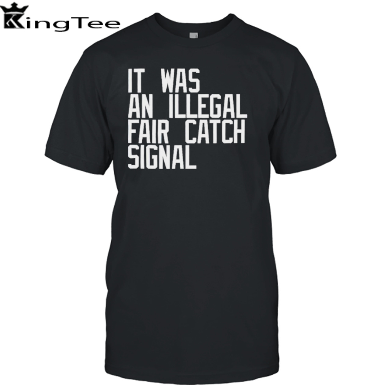 It was an illegal fair catch signal shirt