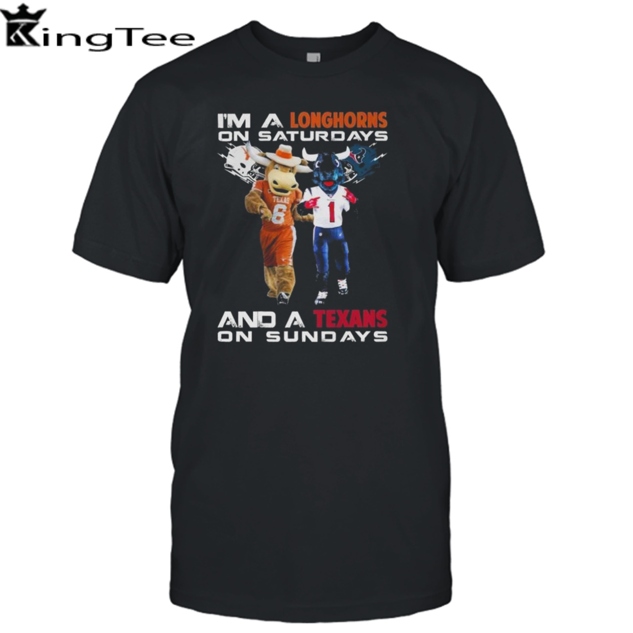 I’m A Longhorns On Saturdays And A Texas On Sundays Mascot Shirt