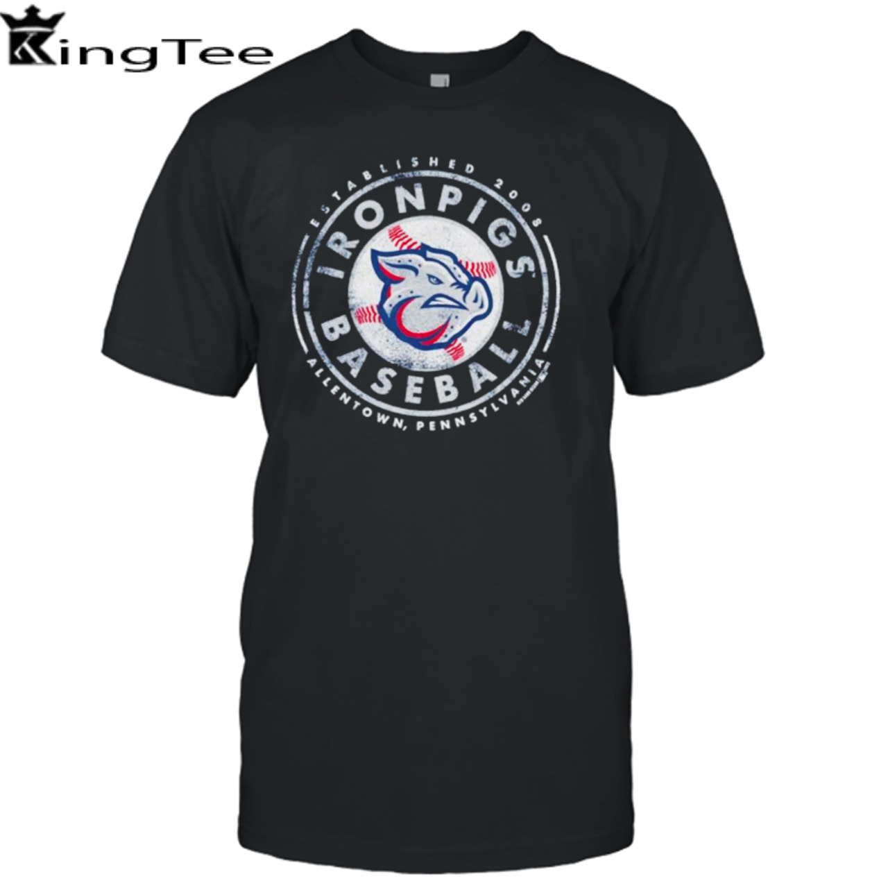 Lehigh Valley IronPigs Pig Head Logo shirt