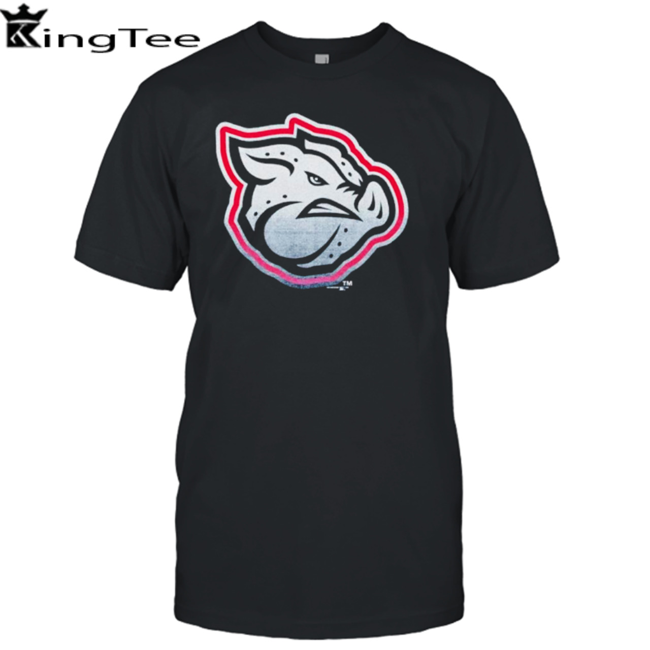 Lehigh Valley IronPigs Pighead logo retro shirt