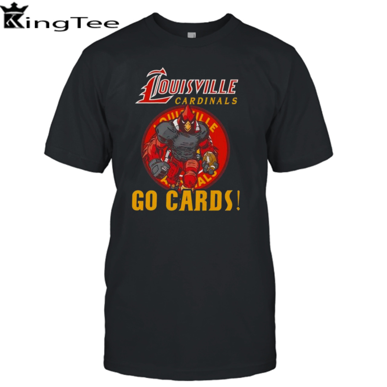 Louisville Cardinals Mascot Go Cards Shirt