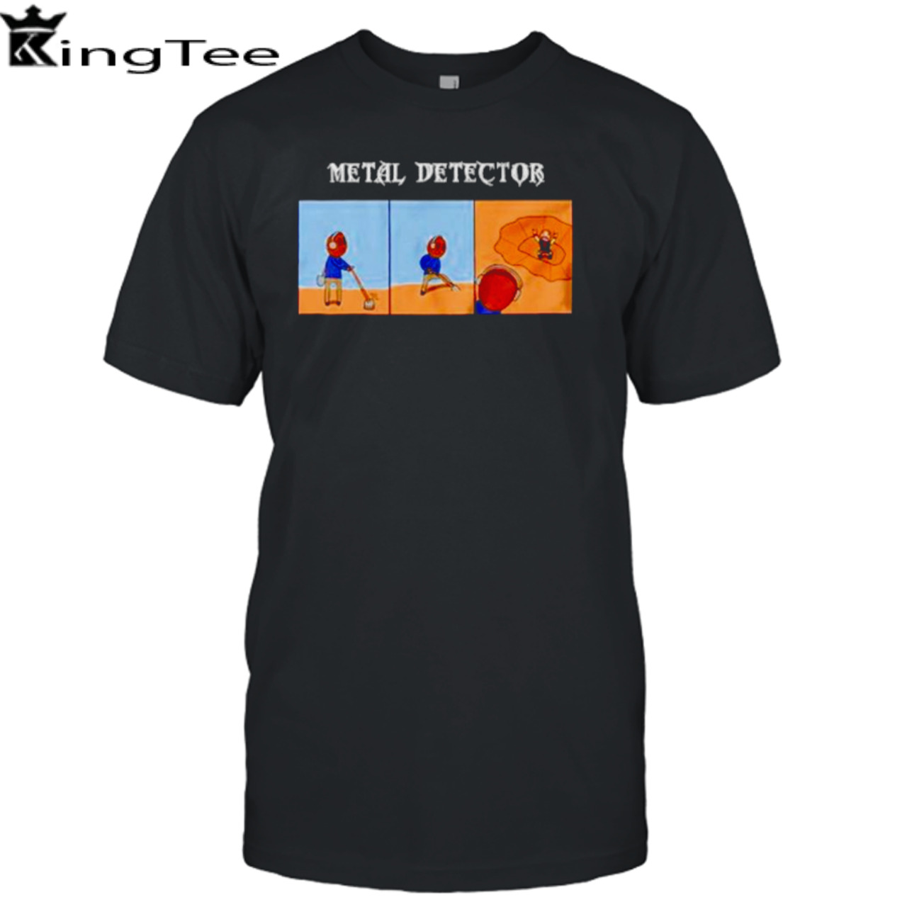 Metal detector funny shirt