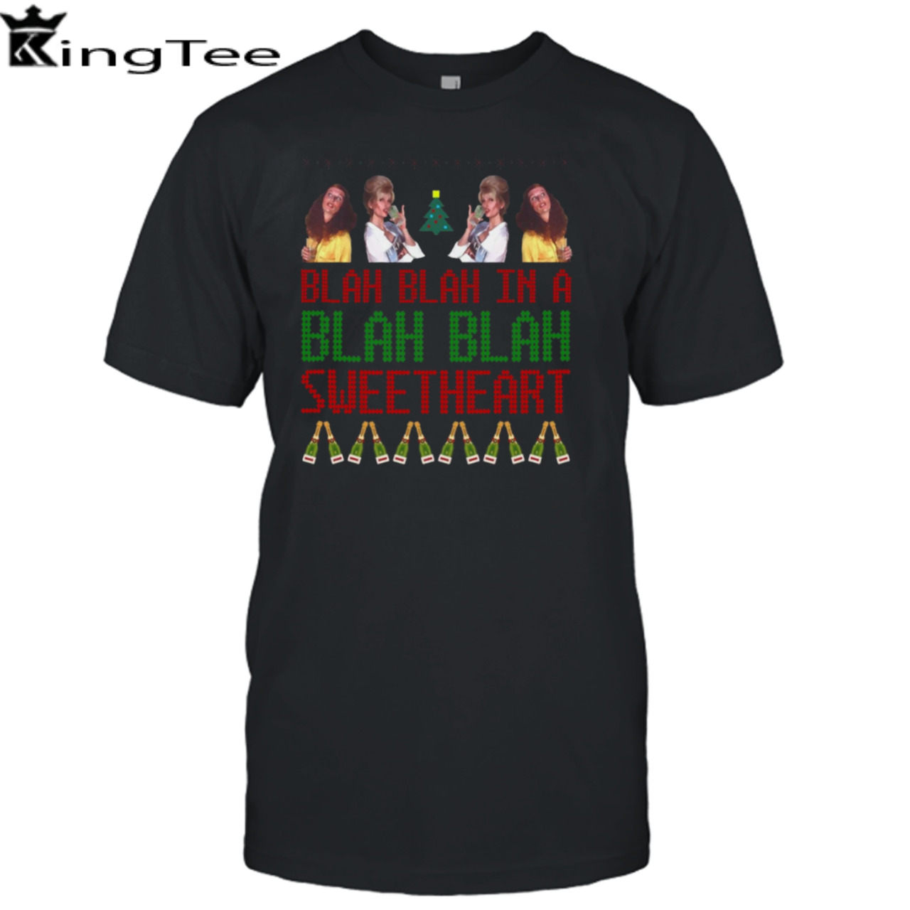 Abfab Christmas In A Blah Blah Christmas shirt