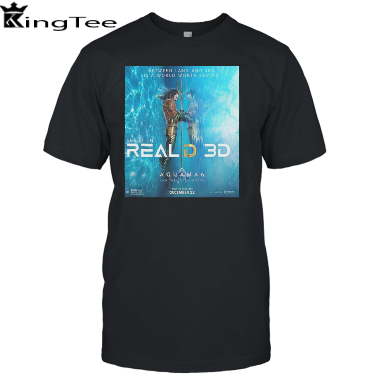 Aquaman And The Lost Kingdom RealD 3D Official Poster Unisex T-Shirt