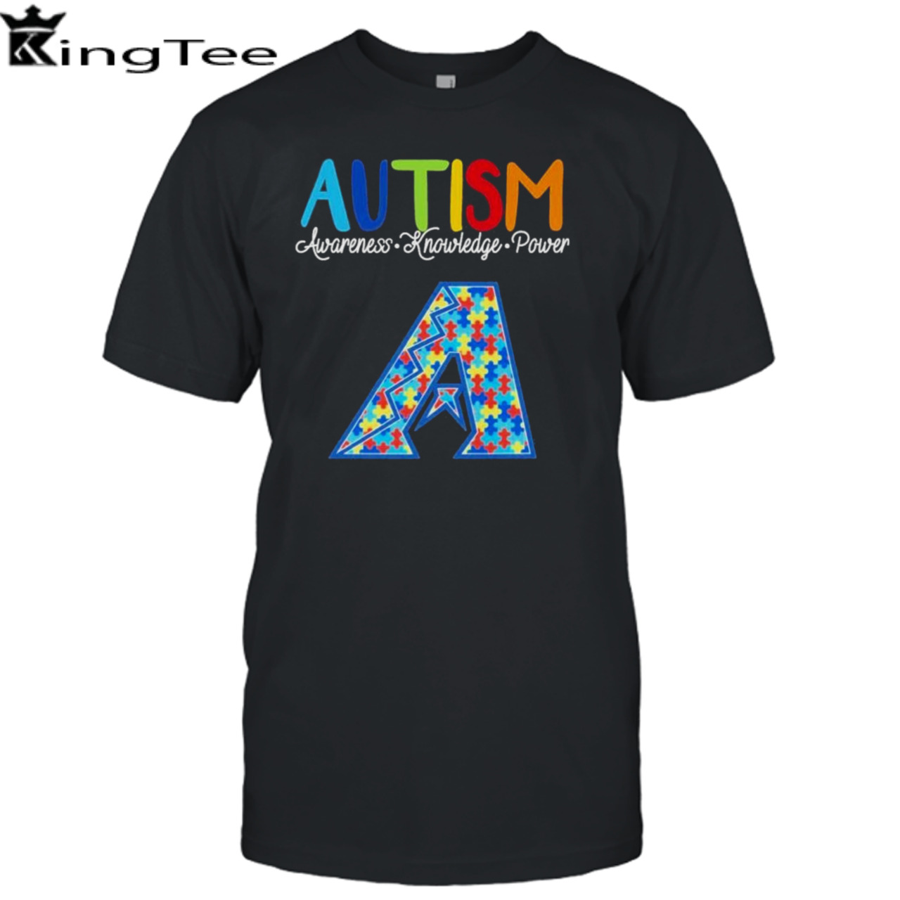 Arizona Diamondbacks Autism Awareness Knowledge Power shirt