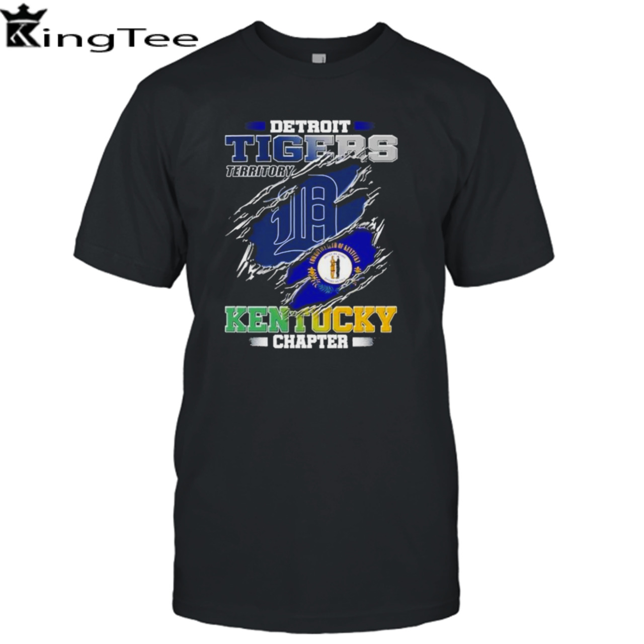 Blood Inside Me Detroit Tigers Territory Kentucky Chapter shirt