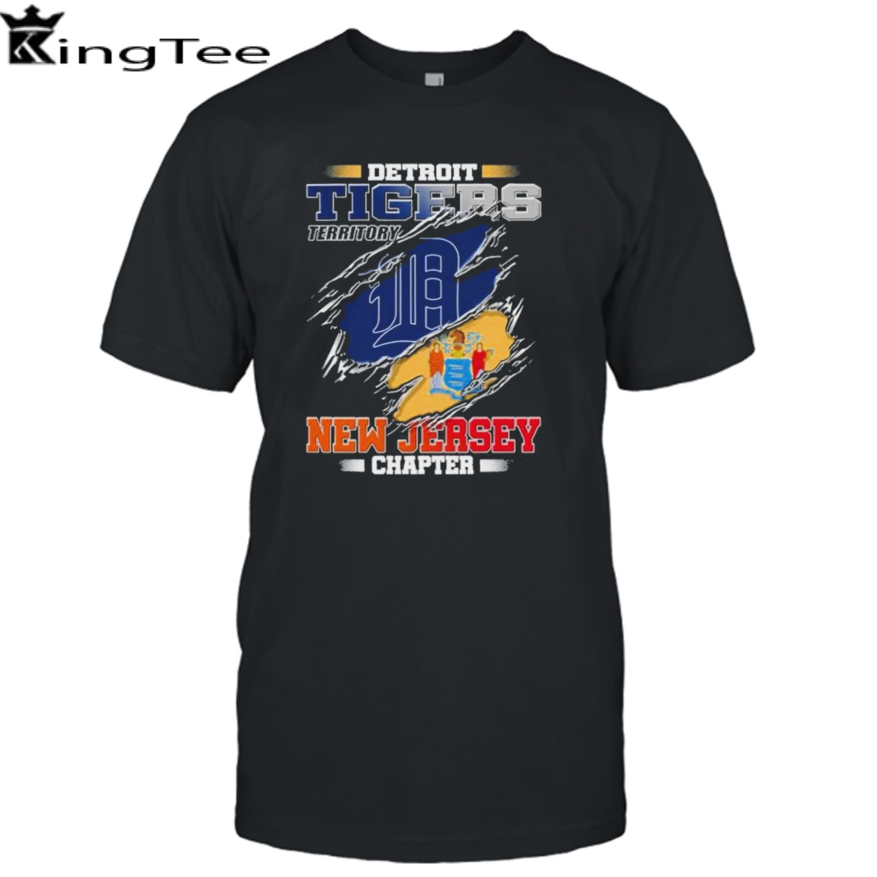 Blood Inside Me Detroit Tigers Territory New Jersey Chapter shirt