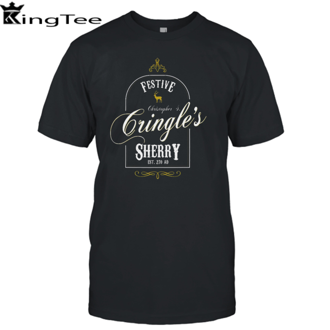 Christopher S Cringles Festive Sherry Christmas shirt