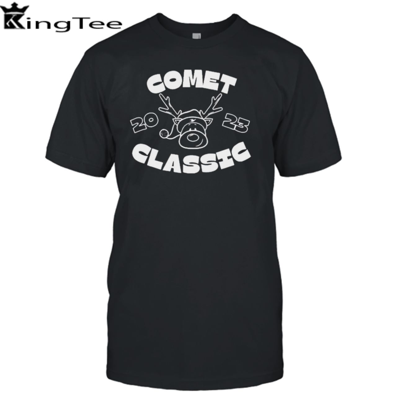 Comet classic reindeer Santa Christmas 2023 T-shirt