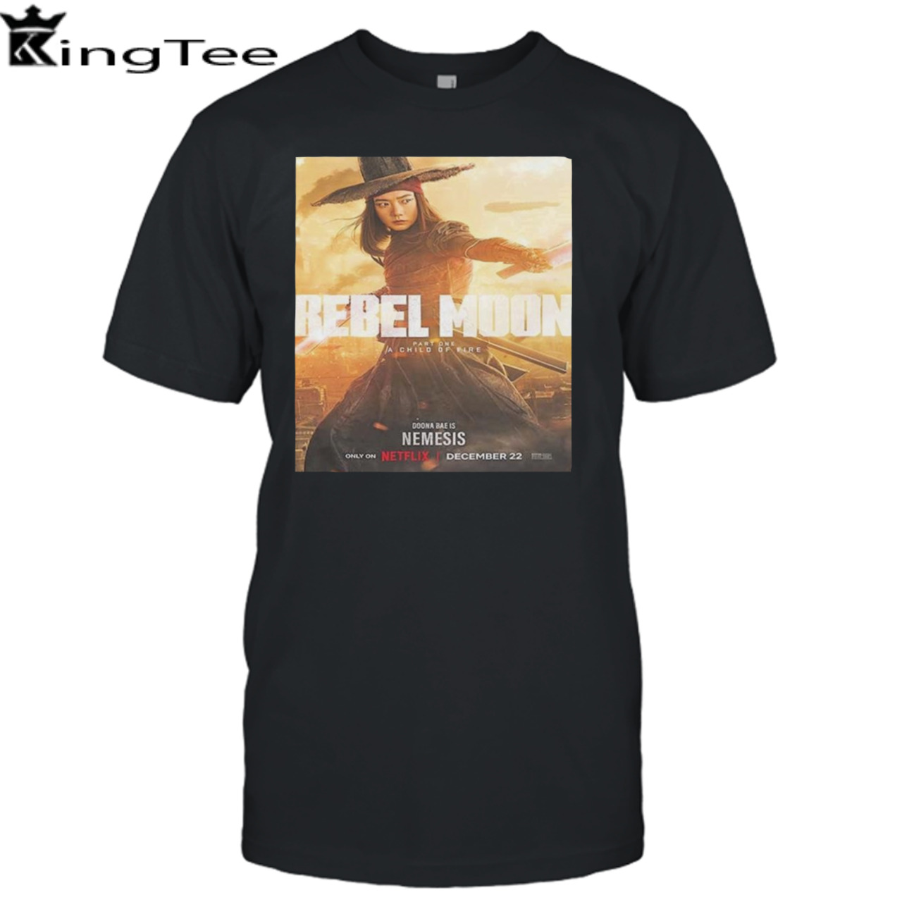 Doona Bae Is Nemesis In Rebel Moon Part 1 A Child Of Fire Unisex T-Shirt