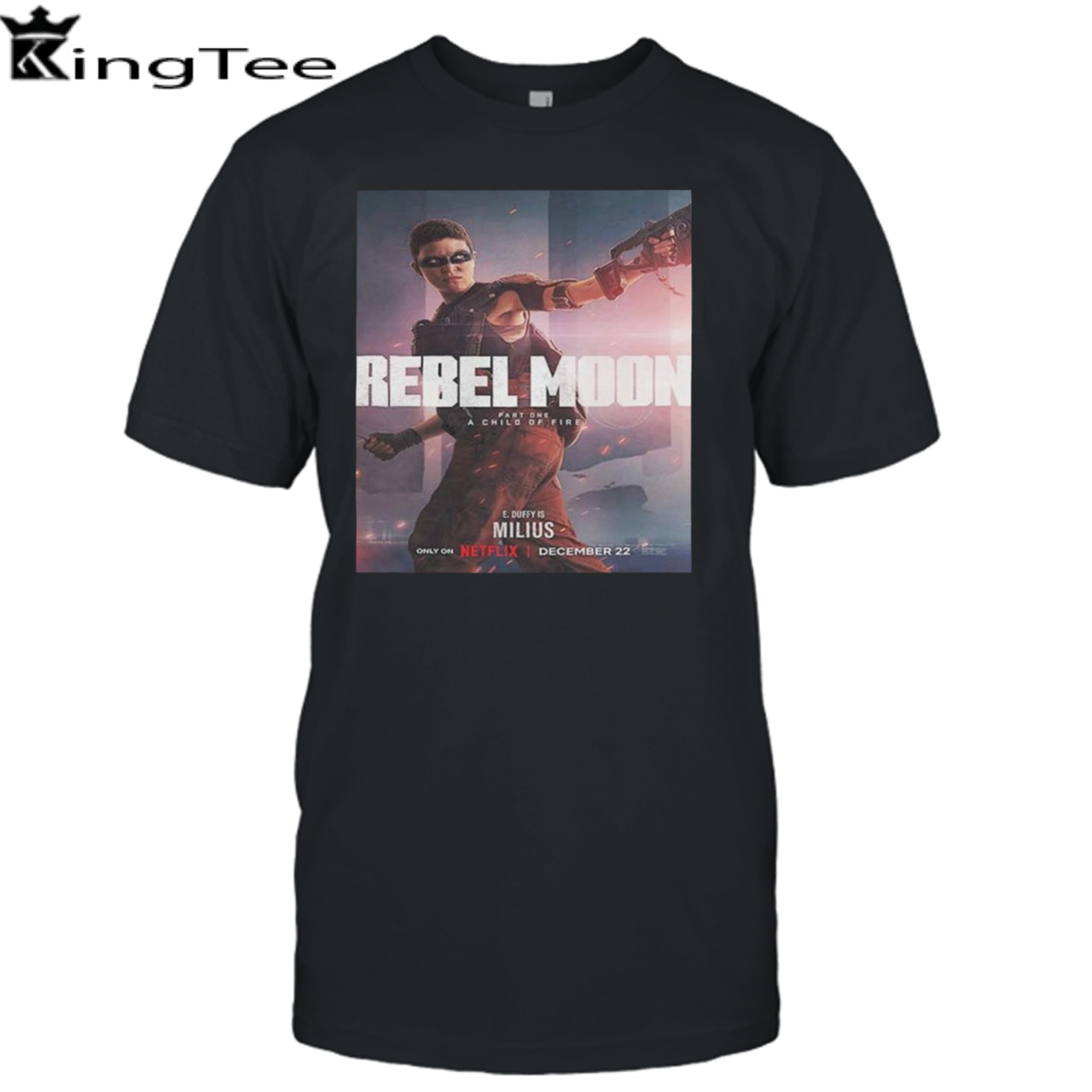 E Duffy Is Milius In Rebel Moon Part 1 A Child Of Fire Unisex T-Shirt