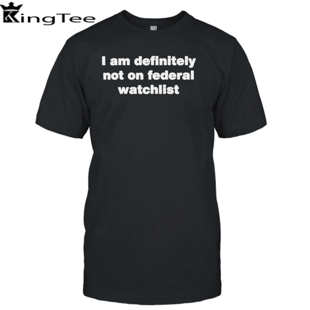 I am definitely not on federal watchlist shirt