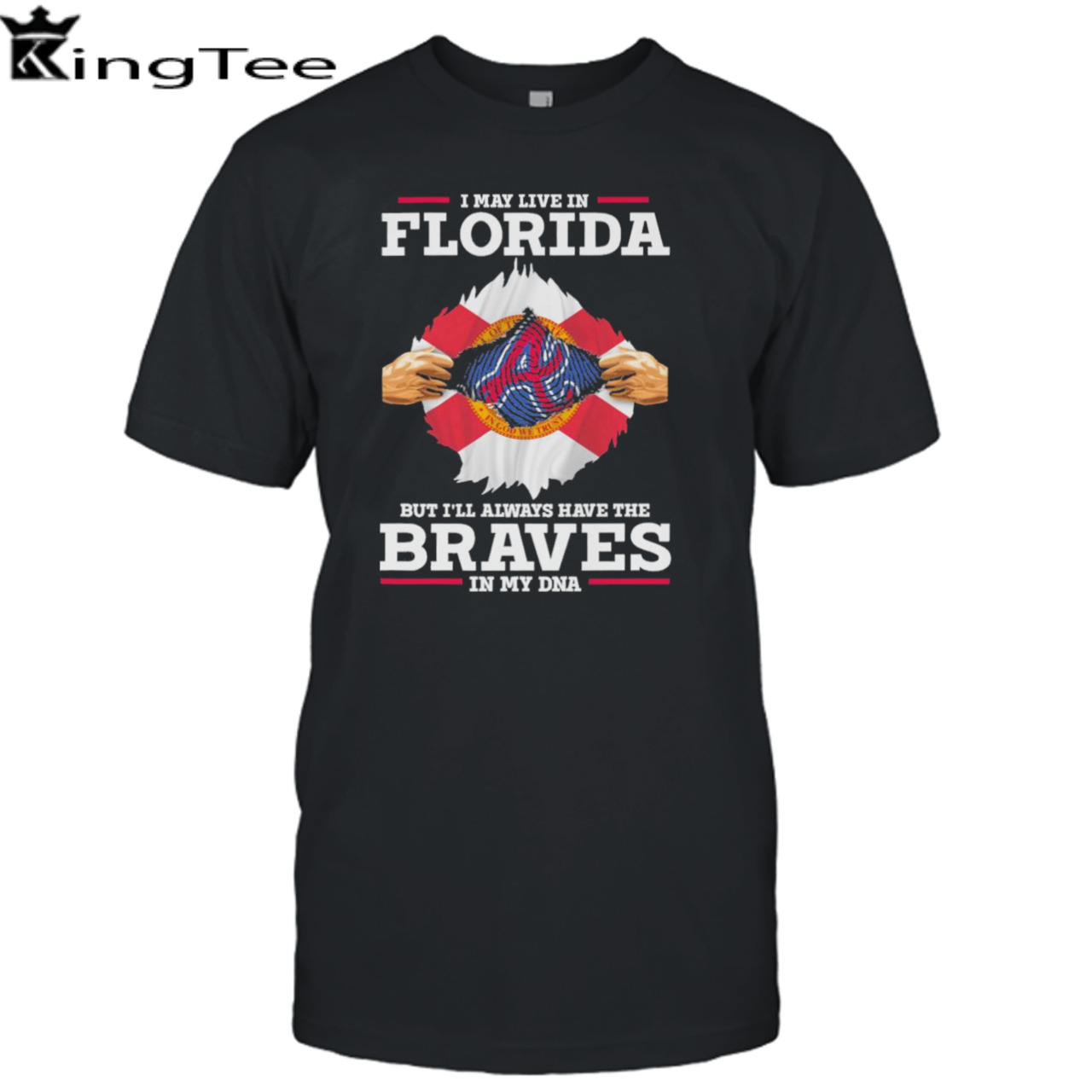 I may live in Florida but i’ll always have the Braves in my dna shirt