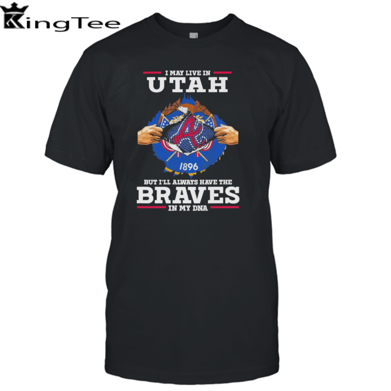 I may live in Utah but i’ll always have the Braves in my dna shirt