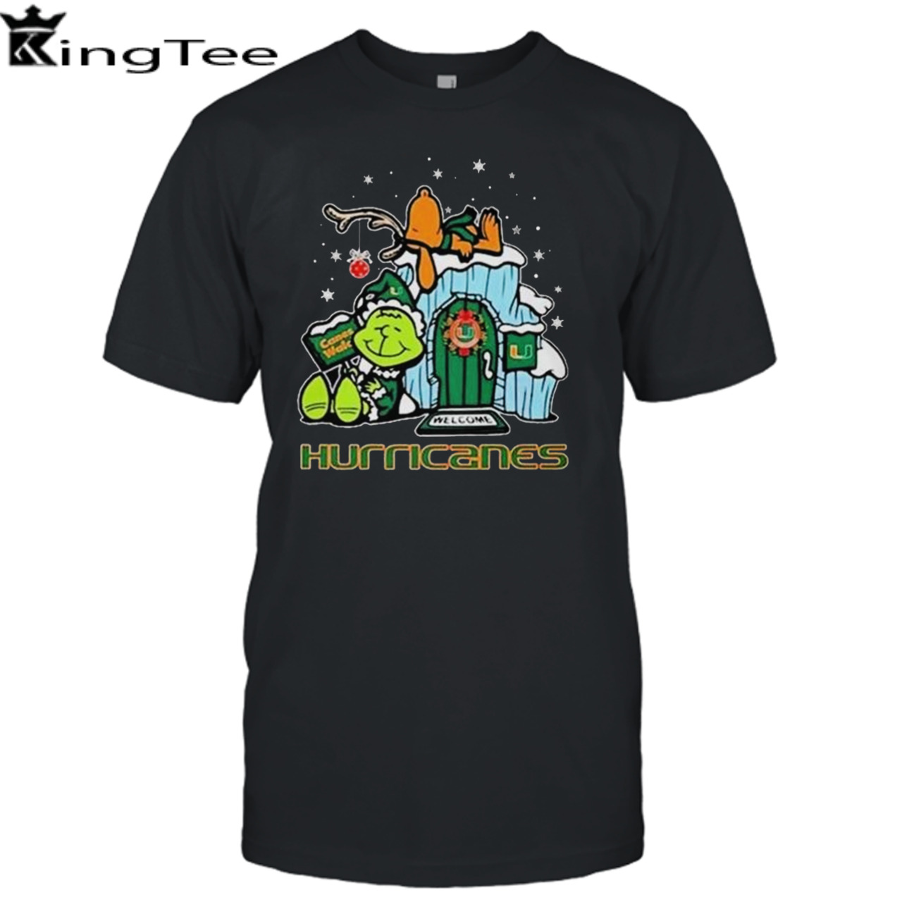 Miami Hurricanes Grinch Nuts Welcome Christmas Shirt