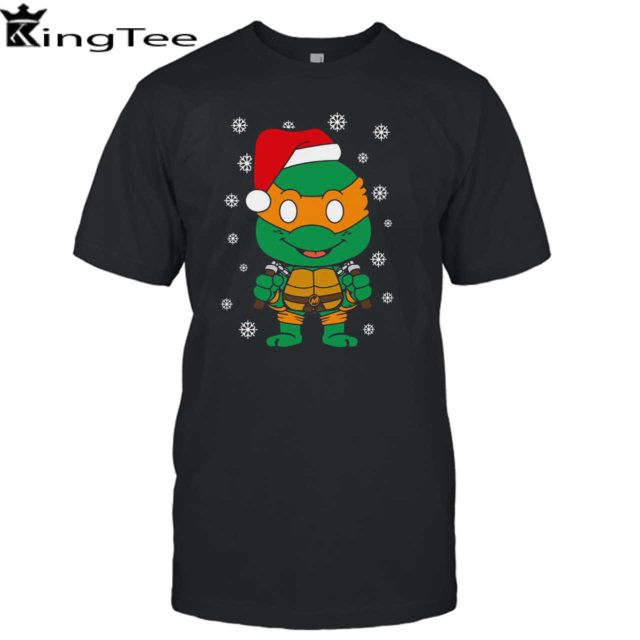 Michaelangelo Christmas Ninja Turtle shirt