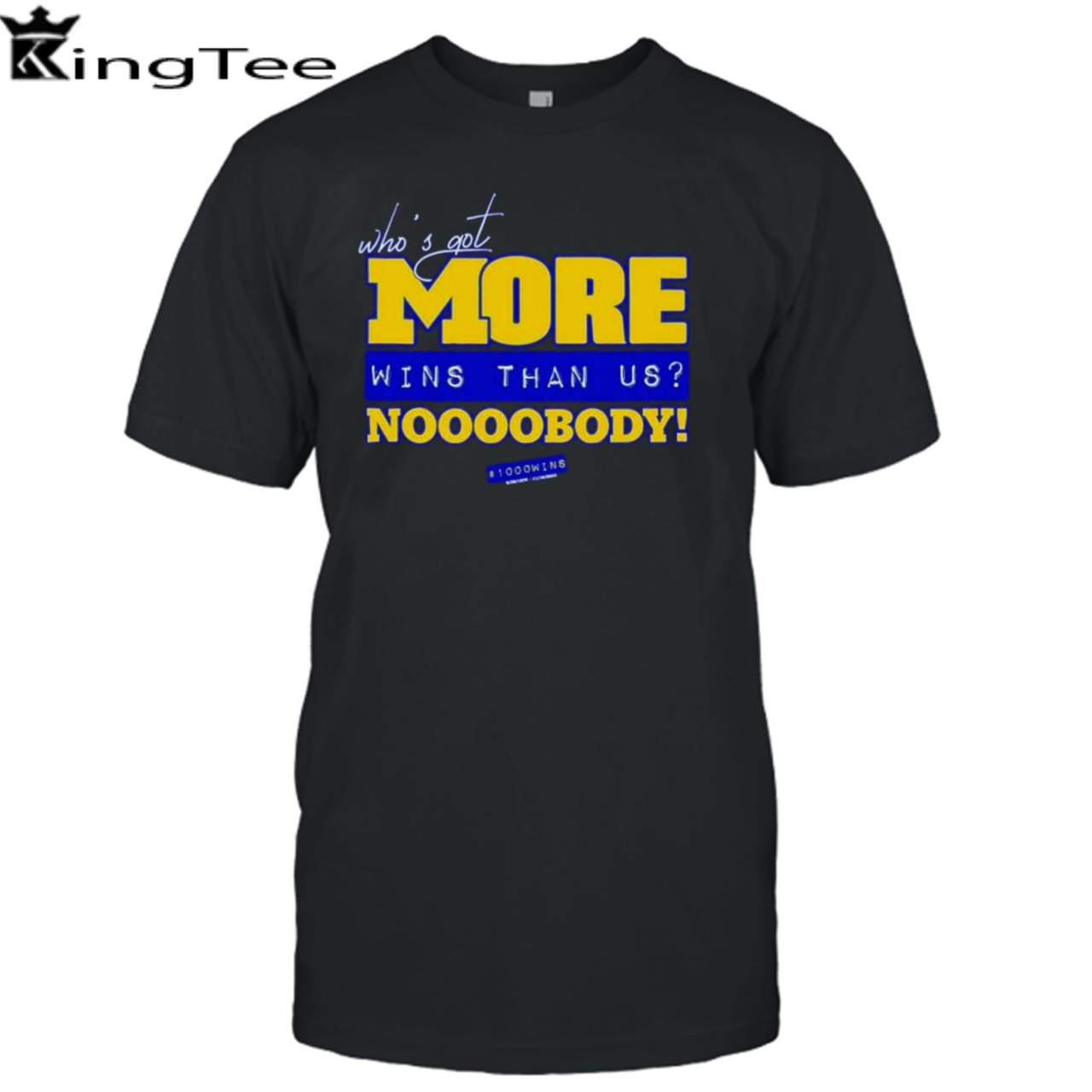 Michigan Who’s Got More Wins Than Us Nobody shirt