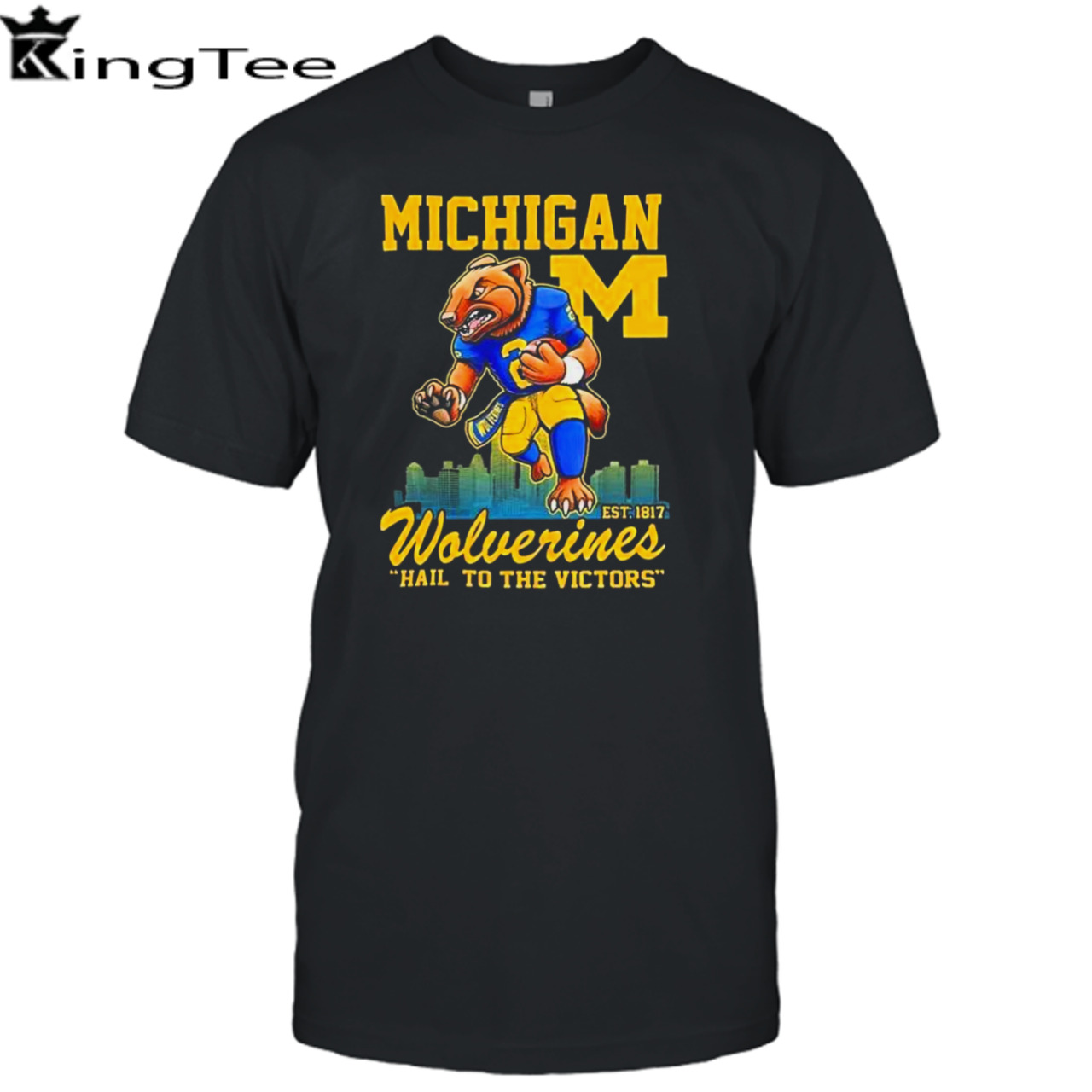 Michigan Wolverines Hail To The Victors Est 1817 Shirt