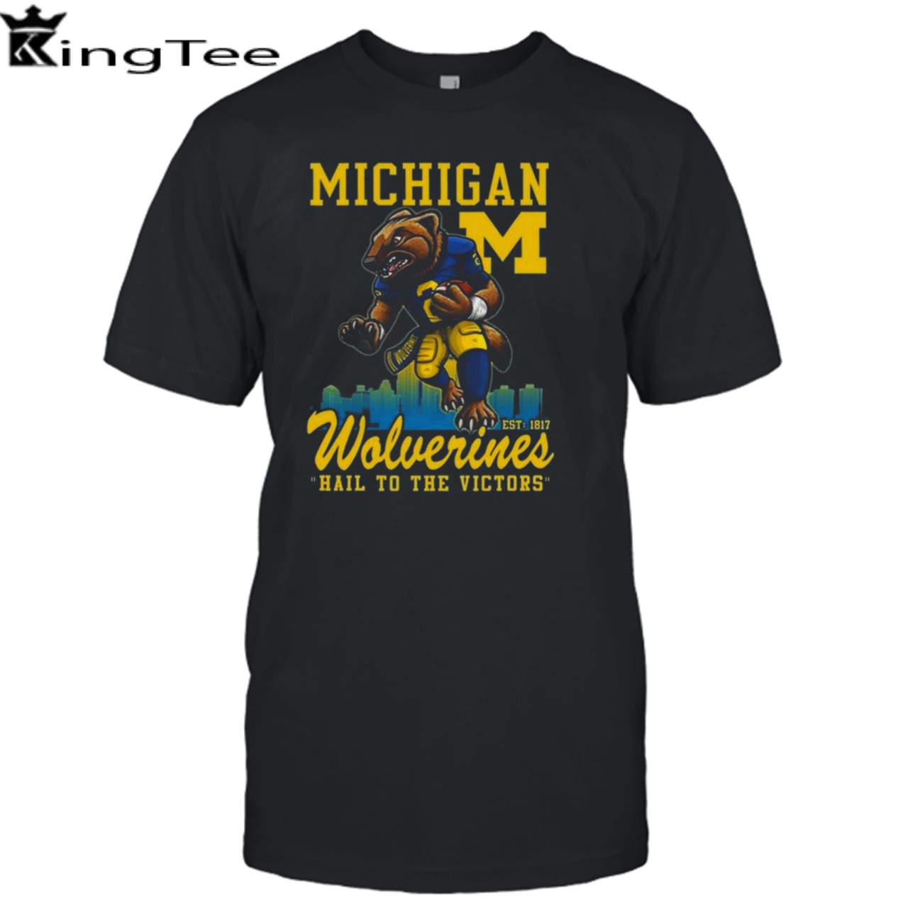 Michigan Wolverines Hail To The Victors T-shirt