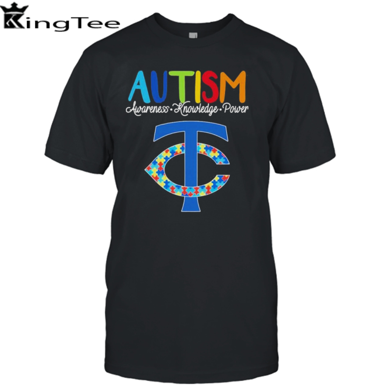 Minnesota Twins Autism Awareness Knowledge Power shirt