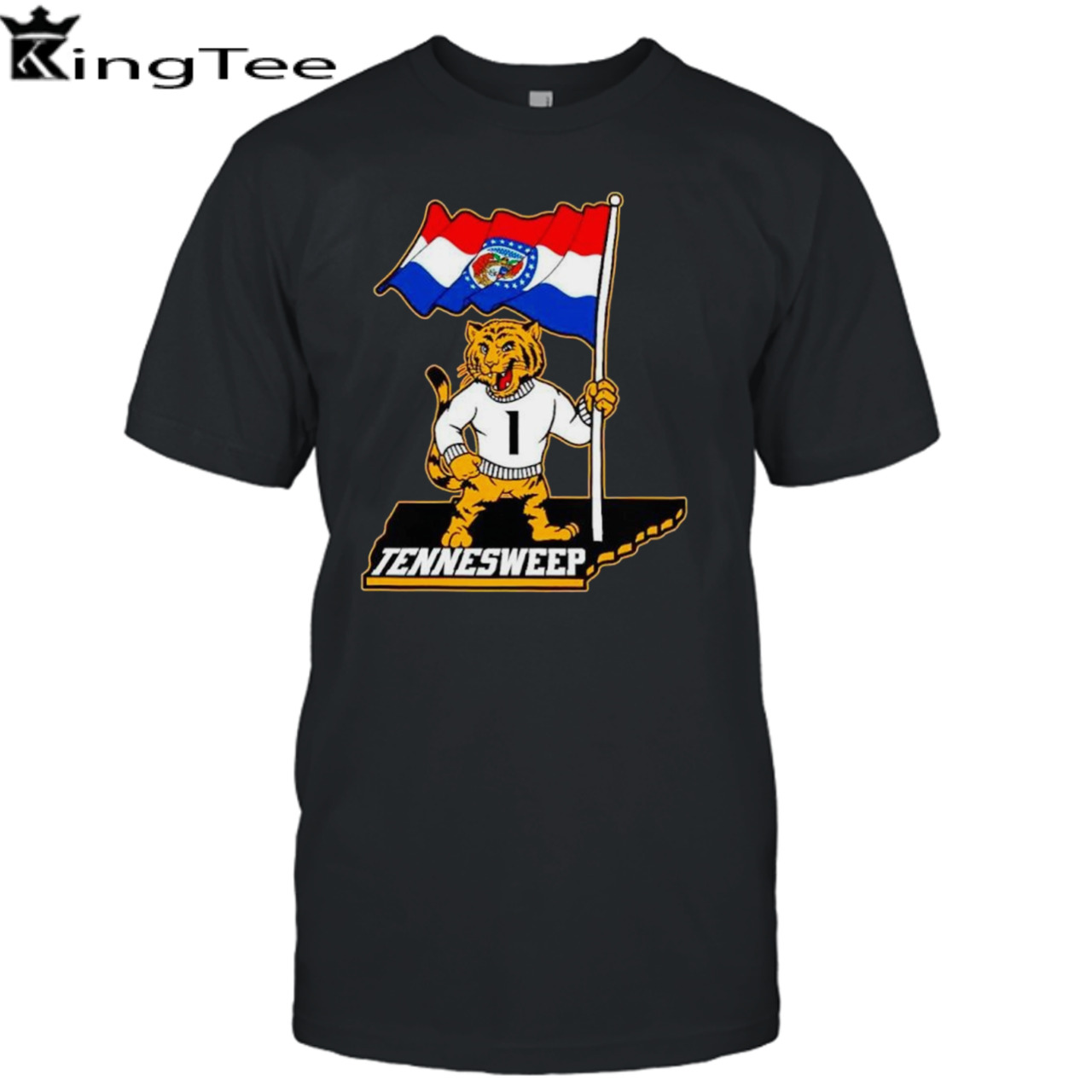 Missouri Tigers vs. Tennessee Volunteers Tennesweep shirt