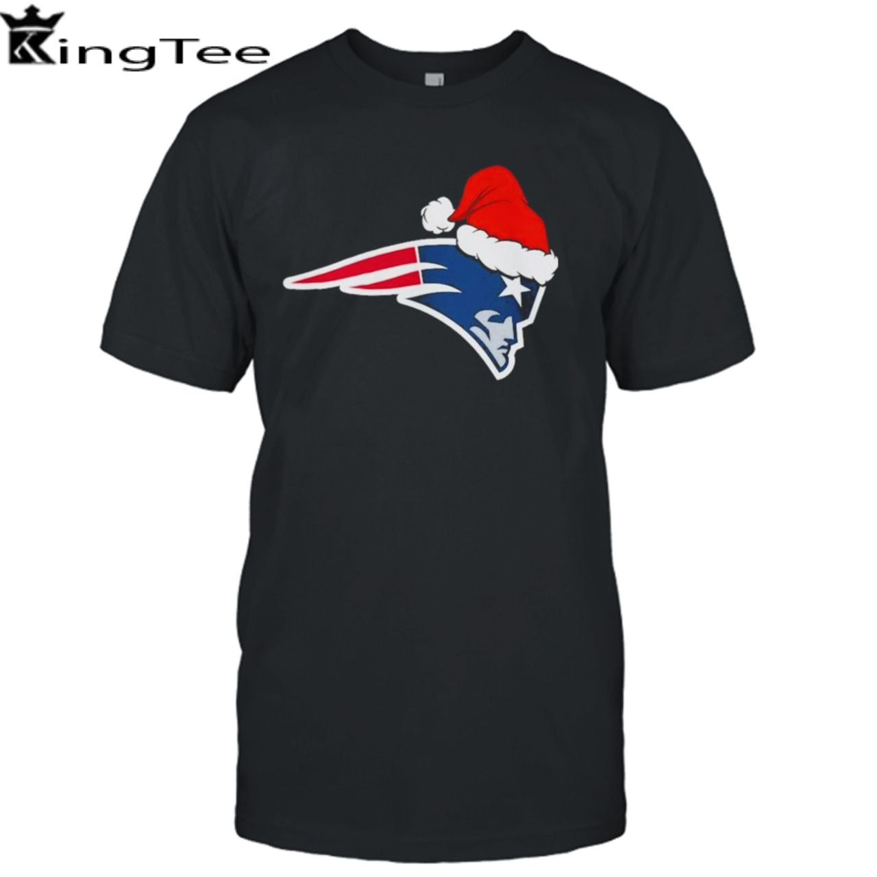 New England Patriots logo Santa Hat Christmas 2023 Shirt