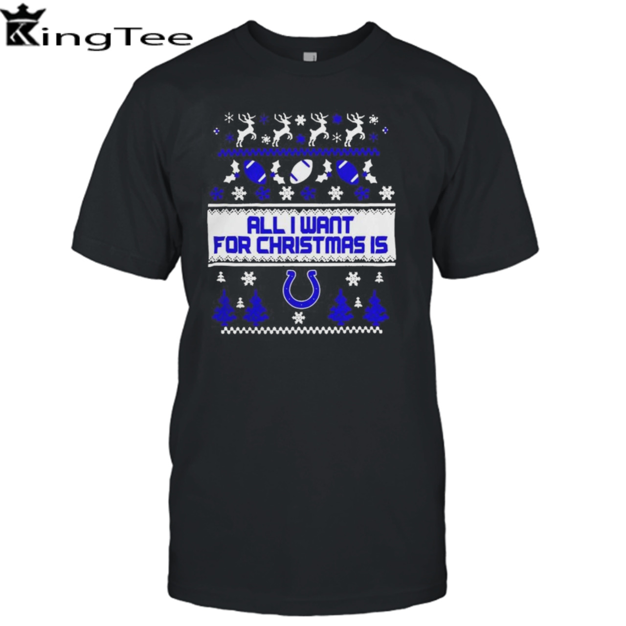 Nfl All I Want For Christmas Is Indianapolis Colts t-shirt