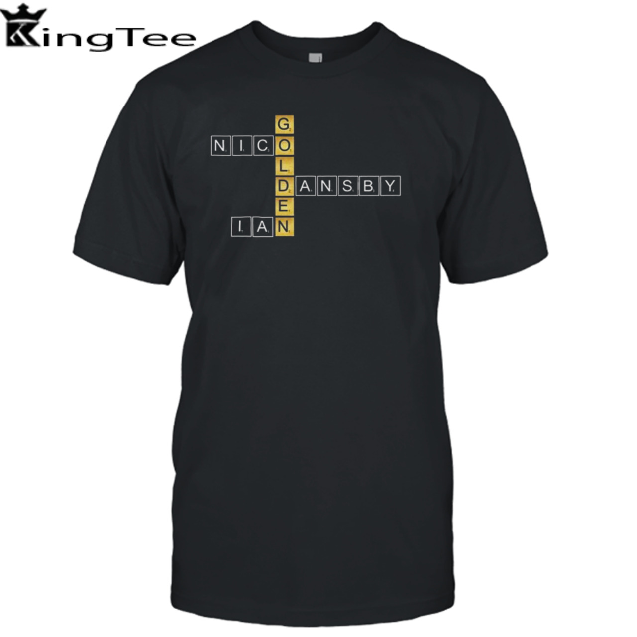 Niico Golden Dansby Ian Scrabble T-shirt